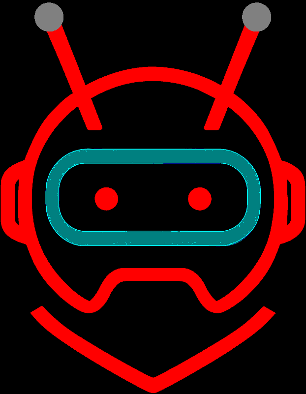 robot rotating across the screen